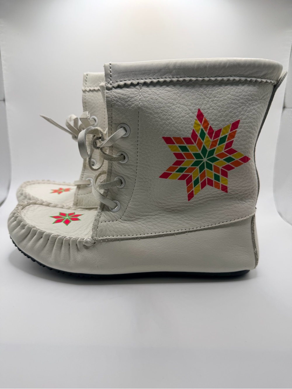 Sarain Fox Kootenay Leather Lace-Up Mukluks by Manitobah Mukluks-special edition